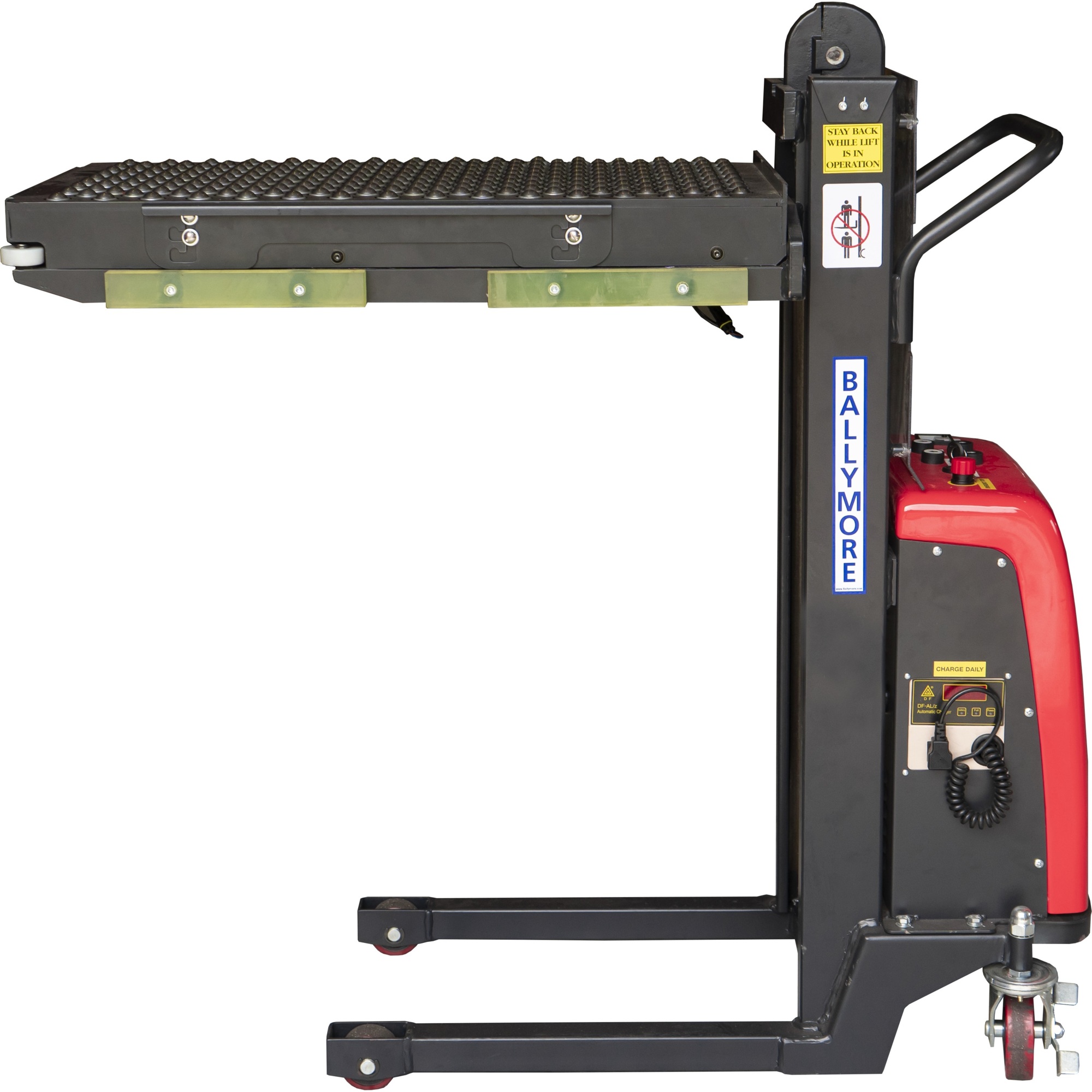 Ballymore, Adjustable Height Ball Transfer Table 500lbs Cap., Capacity 500 lb, Lowered Height 12 in, Raised Height 54 in, Model# BALLYPAL STK48BC